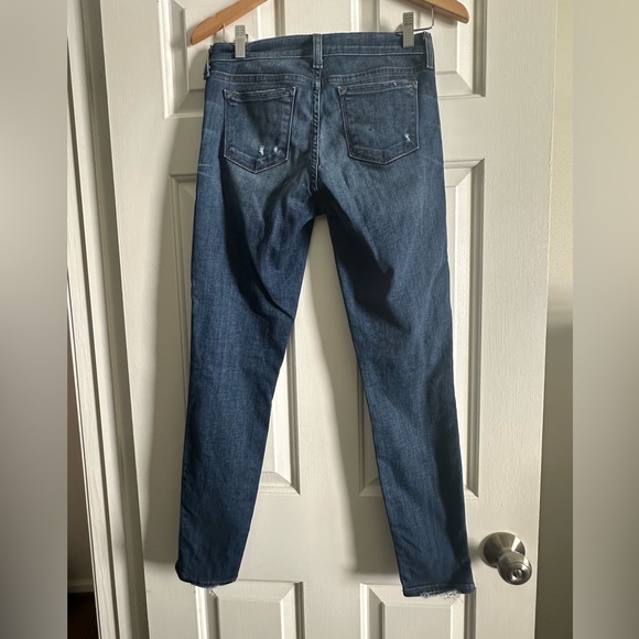 J. Crew Women’s Distressed Toothpick Jeans Size 27 - Picture 2 of 5